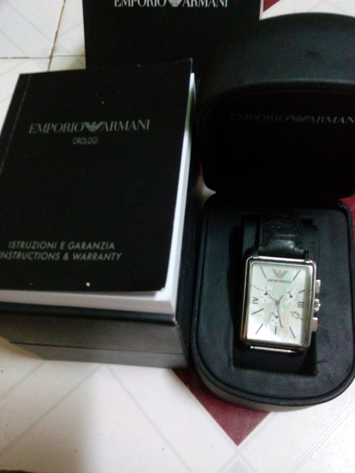 bán đồng hồ nam emporio armani 0141 full box authentic 100% hàng hiếm - 2